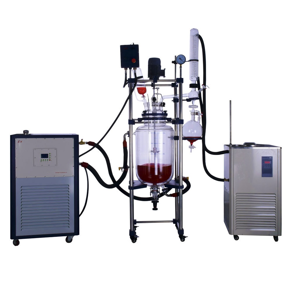 10-200L Jacketed Glass Reactor