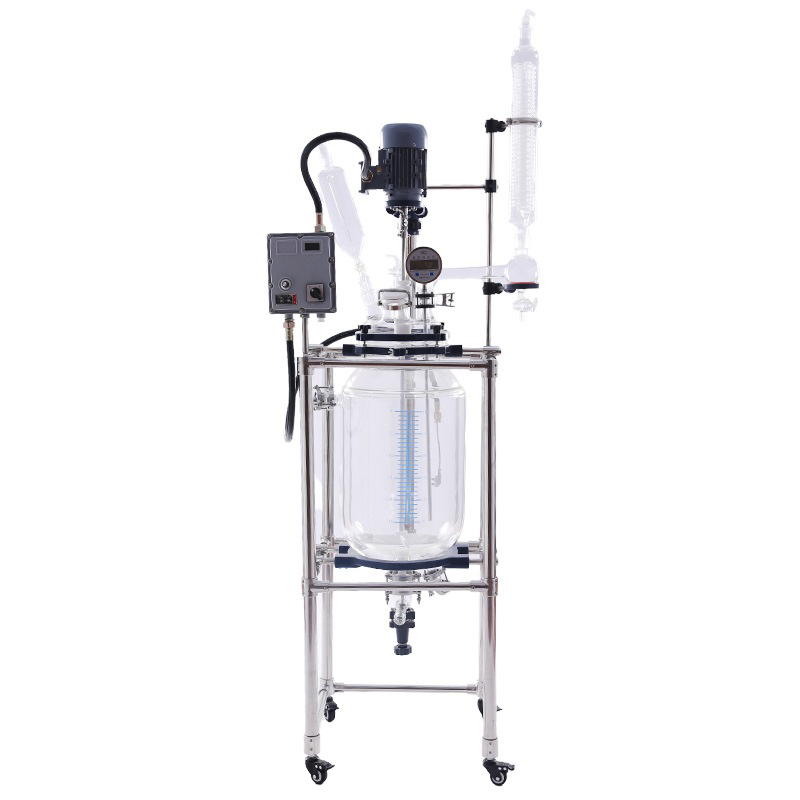 30L Jacketed Glass Reactor