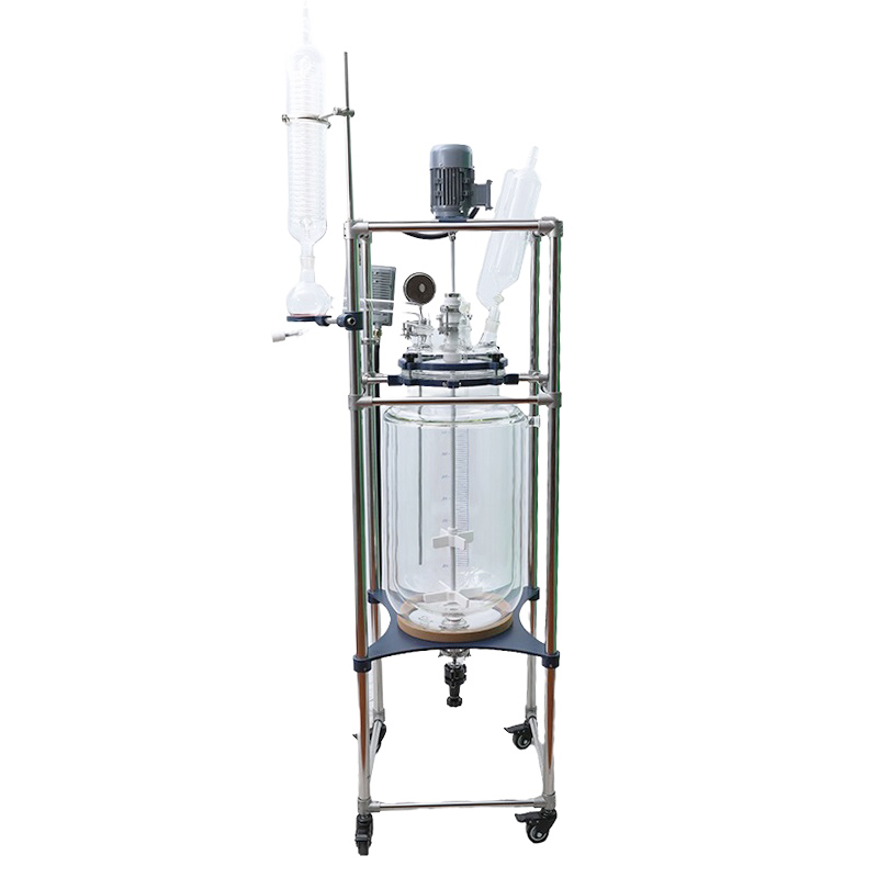 80L Jacketed Glass Reactor