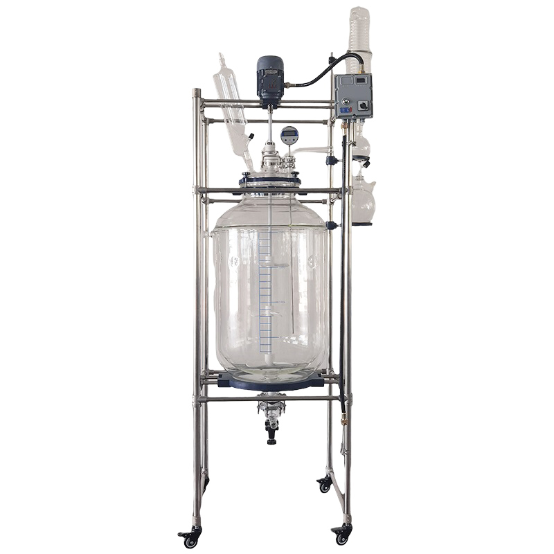 200L Jacketed Glass Reactor