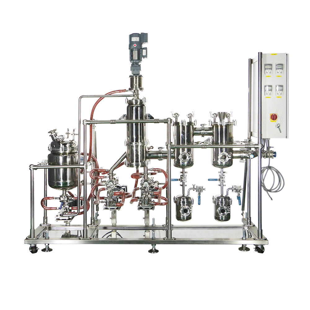 Stainless Steel Molecular Distillation Evaporated area: 0.2㎡ Treatment capacity: 2~20L/h