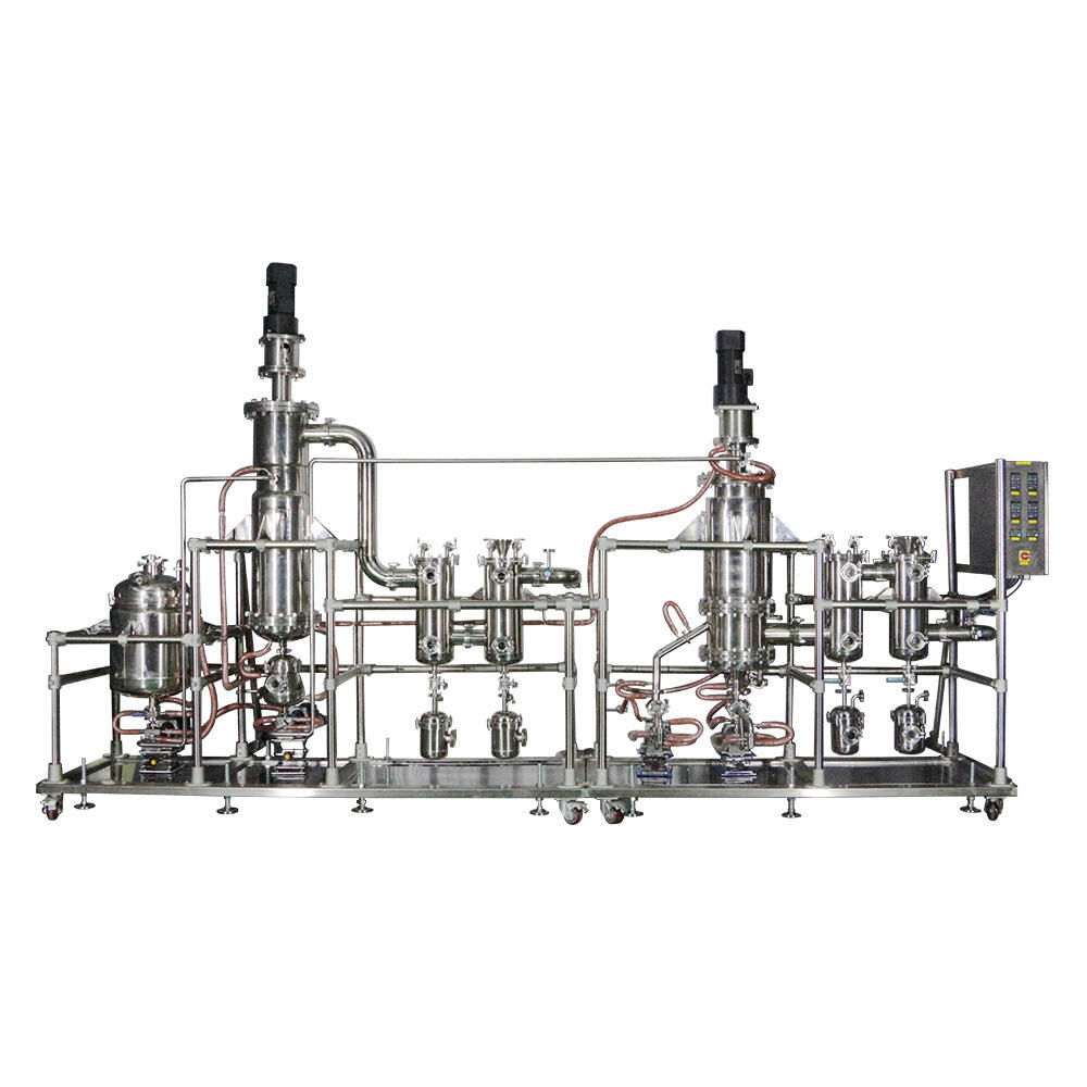 Stainless Steel Molecular Distillation Evaporated area: 0.5㎡ Treatment capacity: 10~50L/h