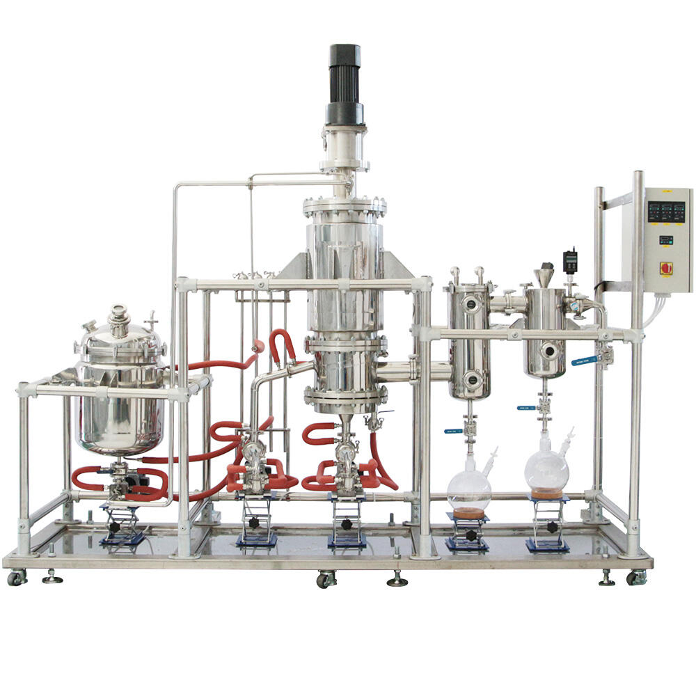 Stainless Steel Molecular Distillation Evaporated area: 1㎡ Treatment capacity: 20~100L/h