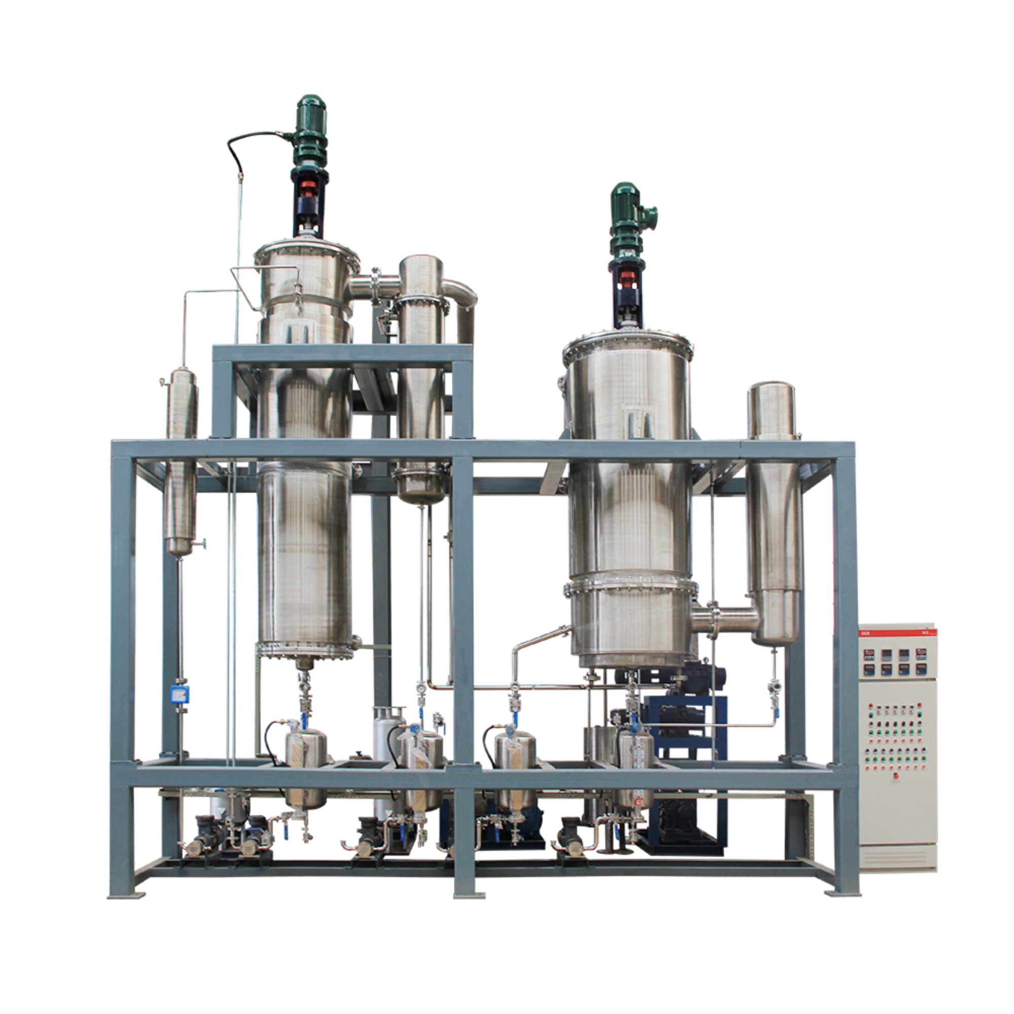 Stainless Steel Molecular Distillation Evaporated area: 5㎡ Treatment capacity: 100~500L/h